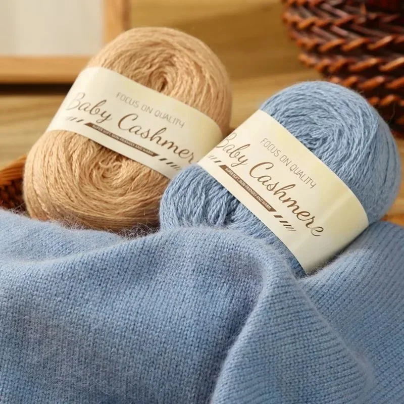 50 g/Rolle Weiche Wolle Stricken Kaschmir Langes dünnes Garn DIY Hand Häkeln Rolle Mohair Garn Weiche Mohair Kaschmir Wolle Strickgarn