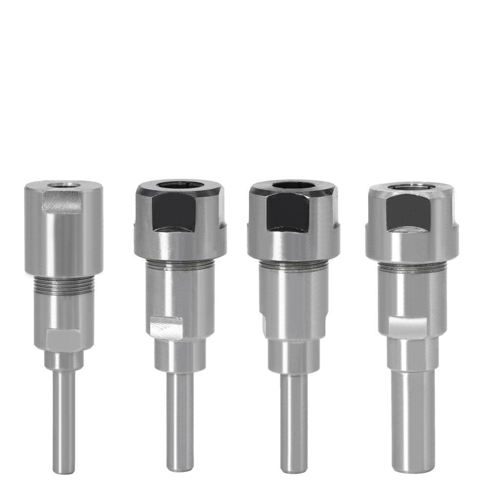 1/4 8mm 1/2" Shank Milling Cutter Extension Conversion Adapter rod Collet Chucks Hard Alloy Router Bit End Mills Collet Tweezer
