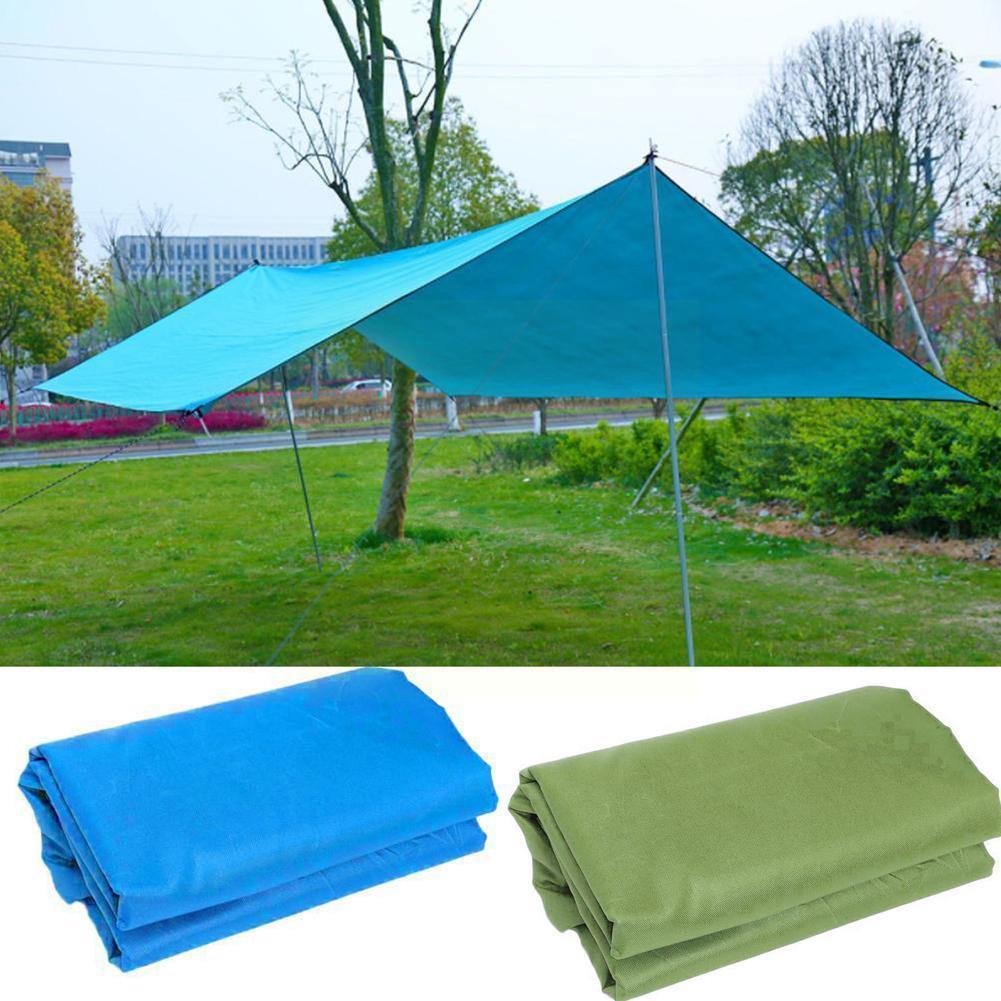 Luifel Ultralight Tarp Camping Mat Waterdicht Multifunctionele Outdoor Onderdak Strandtent 145x100cm