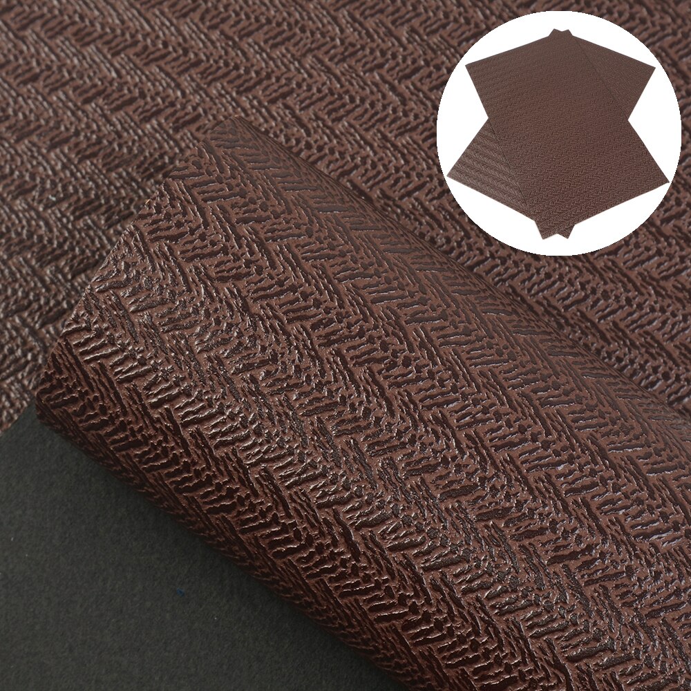 20*34cm Geometric Weaving Patterns Bump Texture Synthetic Leather,DIY Handmade Materials For Making Crafts,1Yc6811