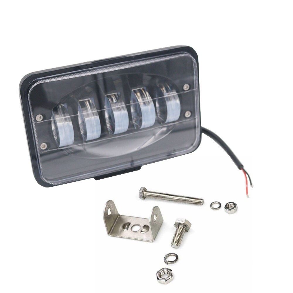 Yait bil led light bar 50w 6 tum led arbetsljus översvämningslampa för bil lastbil trailer suv offroads båt 12v 24v 4 x 4 4wd