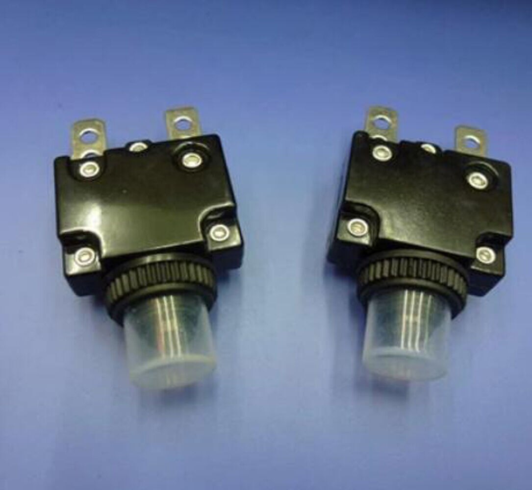 Circuit Breaker Push-Button Reset Quick Connect Terminal Waterproof Button Cover