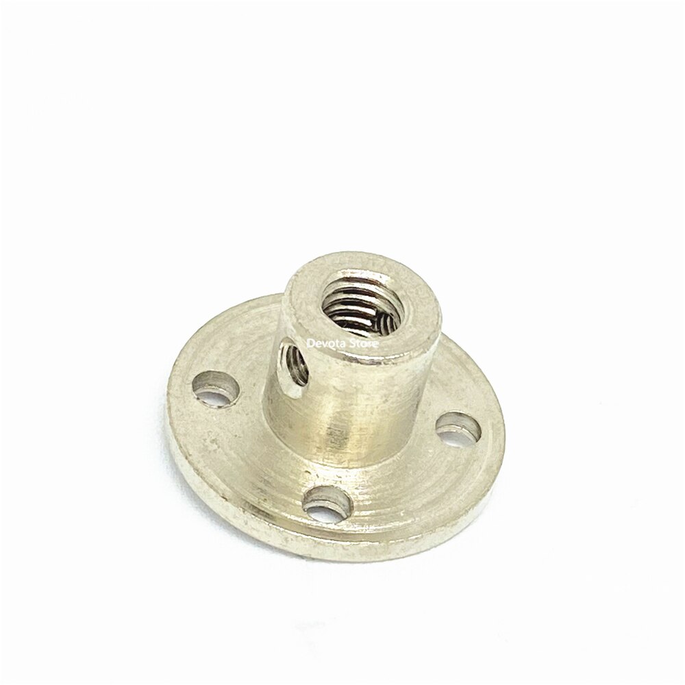 M3 M4 M6 Threaded Shaft Gear Motor Flange Nut DIY Coupling Screw Guide shaft Support