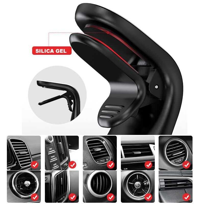 LVTLV Magnetische Auto Telefon Halter für IPhone Xiaomi GPS Air Vent Halterung Ständer Handy Magnet Telefon Auto Halter Universal