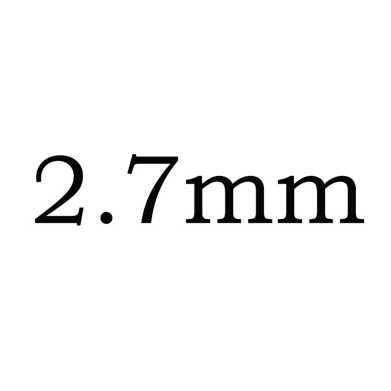 1000 Pcs Aaaaa Grade Ronde Witte Zirconia Steen Losse Cz Stenen Brilliant Synthetische Edelstenen Kralen Voor Sieraden Maken 0.6 ~ 7.5 Mm: 2.7mm 1000pcs
