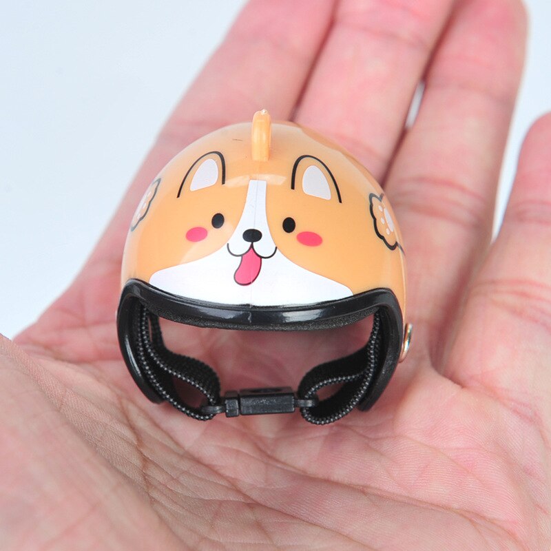 Casco de seguridad para pollos y mascotas pequeñas, equipo de protección contra el sol, protección contra la lluvia, 10 Uds.