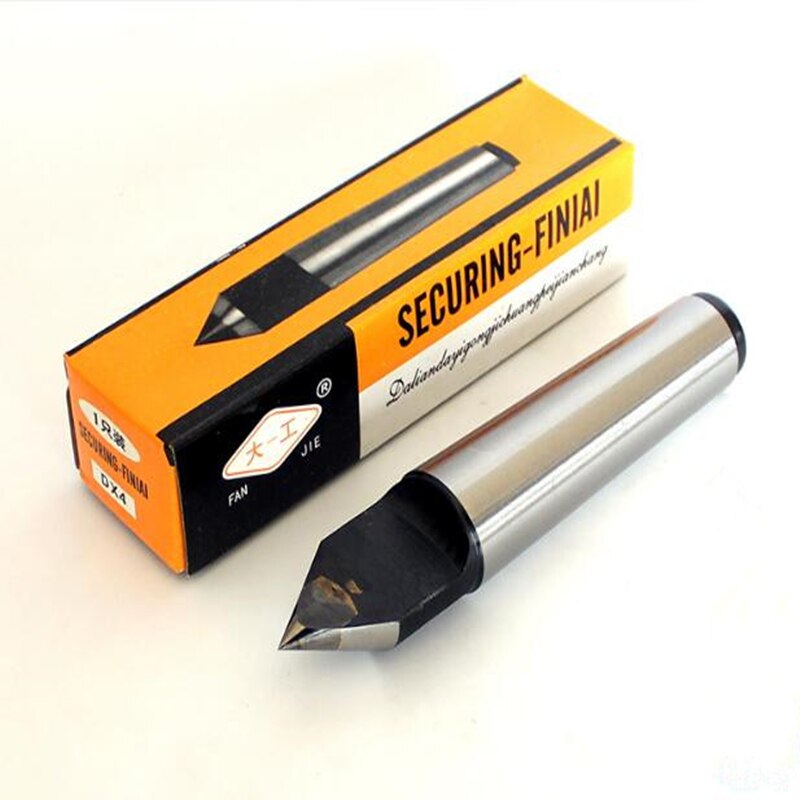 1 PCS Lathes Tailstock Machine Tool MT1/2/3/4 Morse Taper Alloy Solid Dead Center Drilling Lathe machine Support the Tailstock E: Yellow / 55°