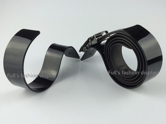 counter Acrylic Belt Display Stand Waistband Stand Belt Display Rack Belt Holder belt holder rack 10pcs
