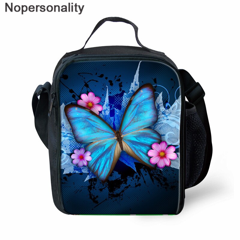 Nopersonality Beautiful Backpack for Women Girls School Bag Sets Colorful Butterfly Prints Teenage Bag Pack Kids Rugzak Mochilas: Z165G