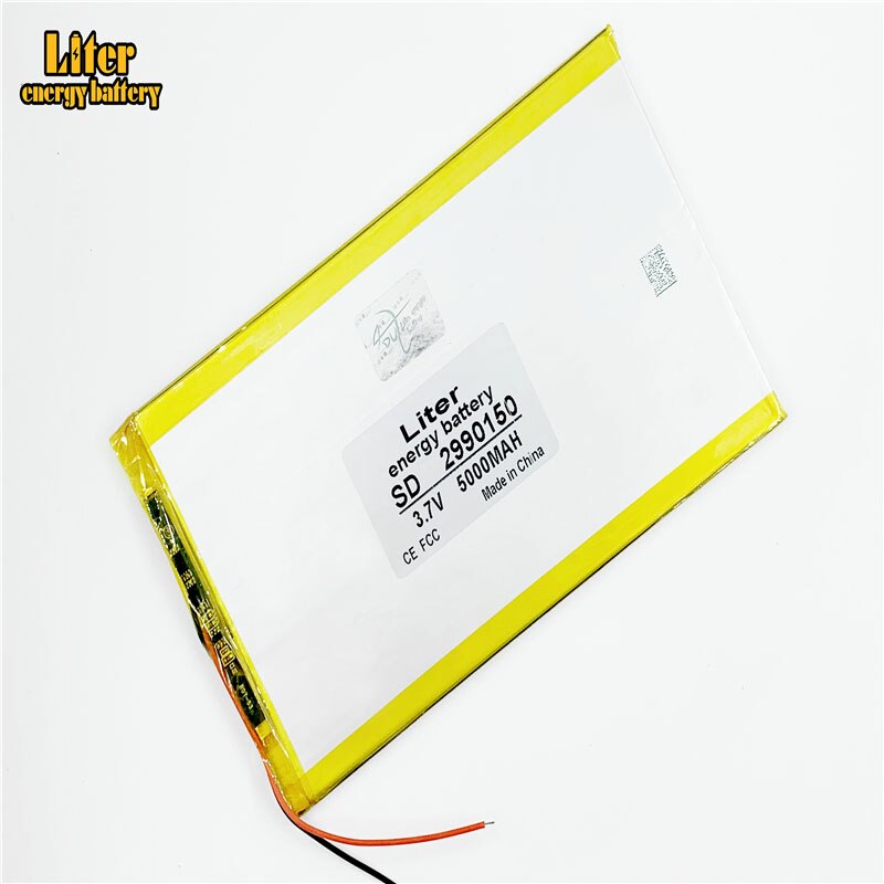2990150 5000MAH 3.7V 7,8,9 pollici batteria ai polimeri di litio batteria agli ioni di litio Con tablet di Alta Qualità