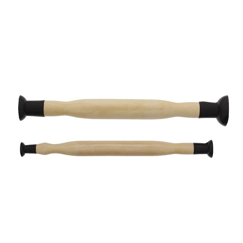 Kit de herramientas de pulido de mano con válvula, Juego de 2 piezas, palo de regazo con ventosa de doble extremo, 1-1/8 pulgadas, 1-3/8 pulgadas, 5/8 pulgadas, 3/16 pulgadas