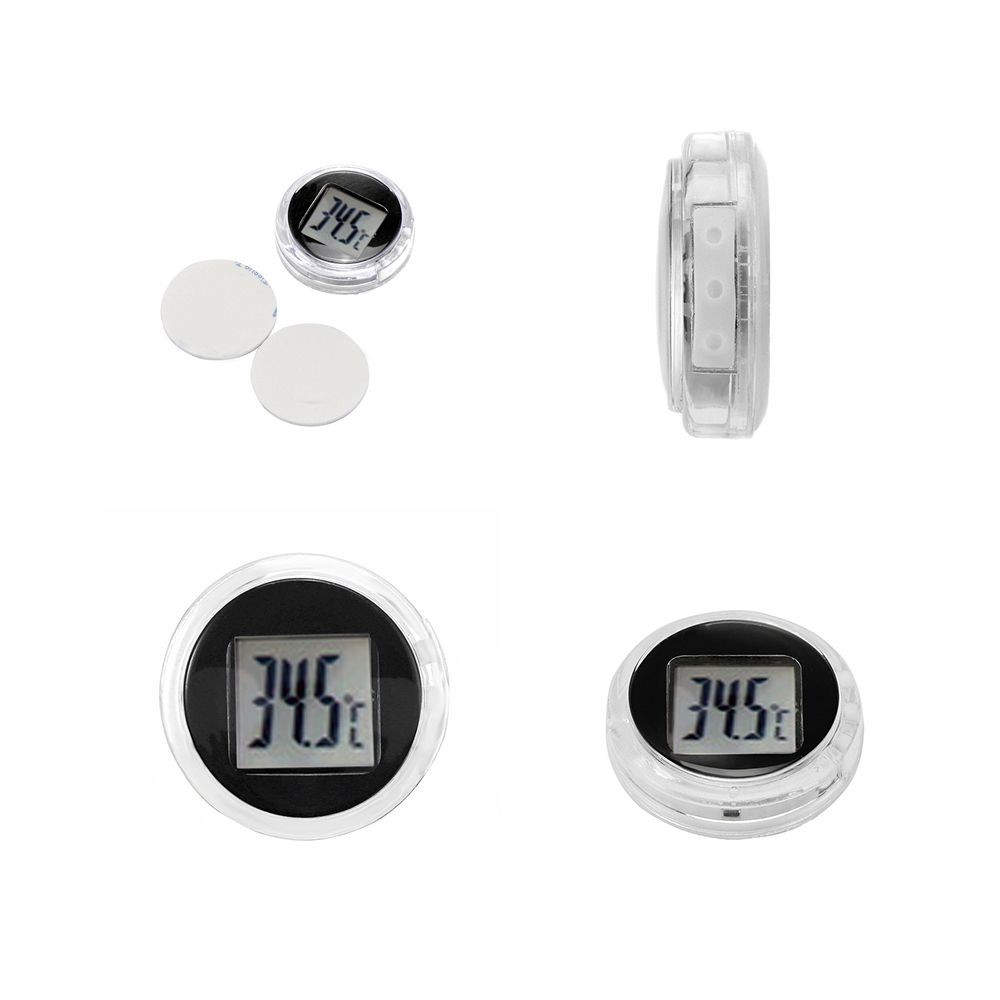Mini Motorrad Thermometer Paste Typ Temperatur messer digitale Instrumente wasserdichtes Motorrad Innen zubehör 6 Farben