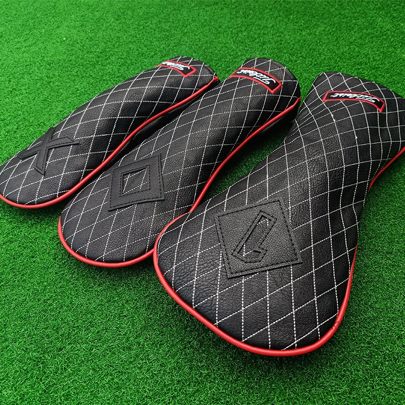 Golfclubhoes, houten hoes, houten hoes van ijzer, hoes voor golfdop