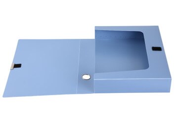 Comix dra hc -75 fil boks  a4 fil boks informasjon boks papir ryggrad 7.5cm blå sortere