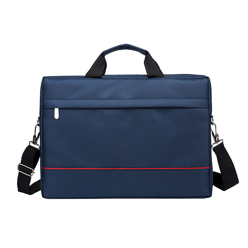 Wasserdicht Laptop Handtasche Schulter Bote Tasche Notizbuch fallen Abdeckung Computer Aktentasche für Reise Beiläufige Männliche Umhängetasche: Blau