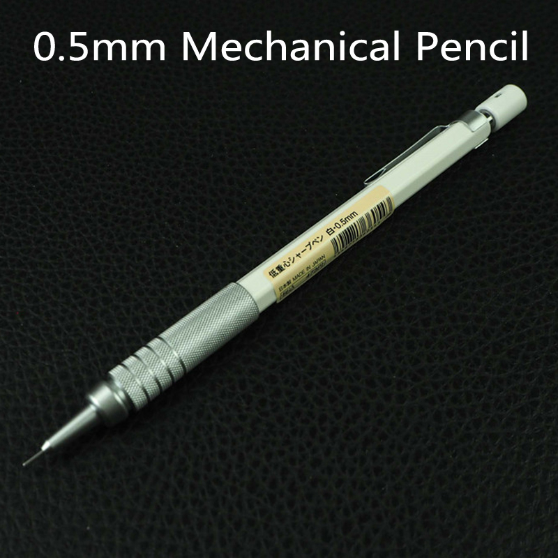 MUJI Mechanical Pencil Low Center of Gravity 0.3 0.5MM Automatic Pencils Lead Office School Supplies Stationery Crayon A Papier: 0.5mm pencil