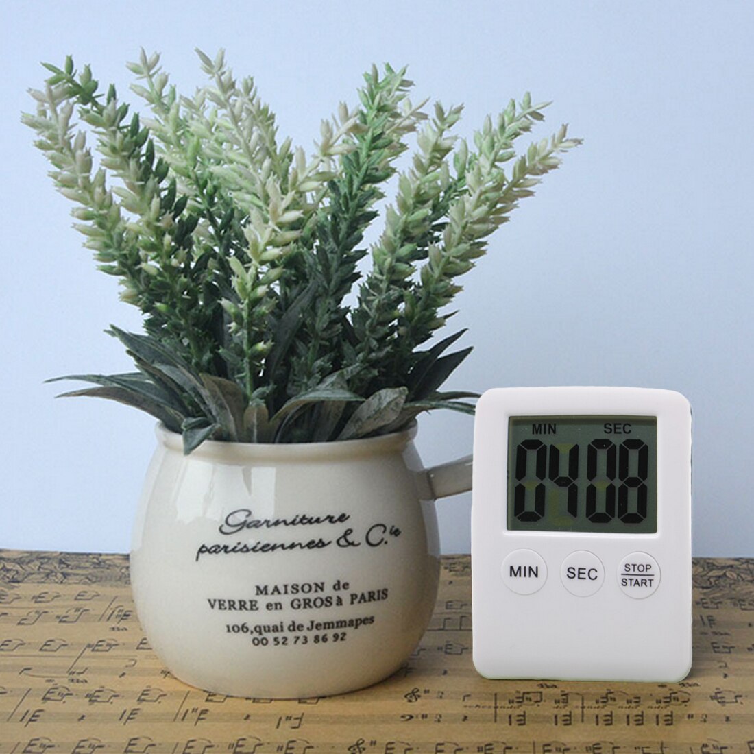 Electronic Digital LCD Magnetic Countdown Timer Count Down Egg Kitchen 99 Minute