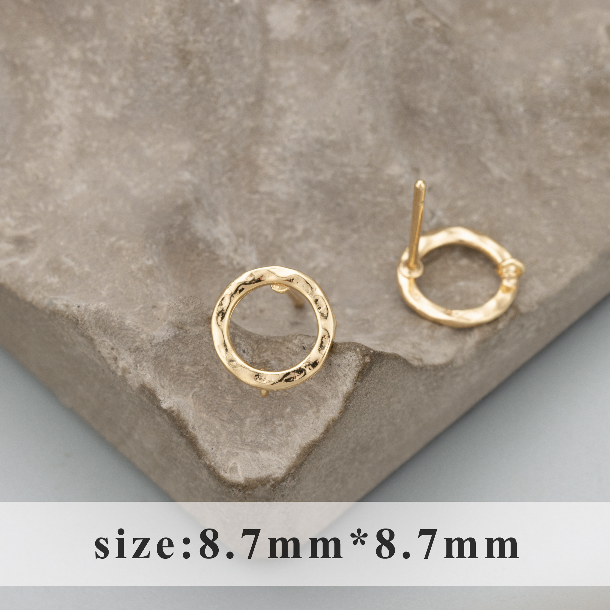 GUFEATHER MD59, accesorios de joyería, sin níquel, chapado en rodio de oro de 18 k, cobre, hecho a mano, fabricación de joyas, pendientes diy, 6 unids/lote