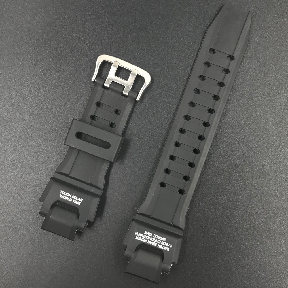 Black Replacement Band Strap Watch Accessories Silicone Watchband For Casio G-Shock GA-1000/1100 GW-4000/A1100/A1000 G-1400