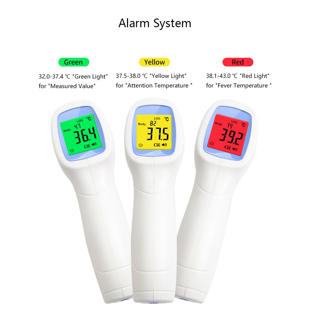 Digital Infrared Thermometer Object Non Contact Temperature Measurement Device 4 Setting Modes 99 Memories ℃ and ℉ Switchable