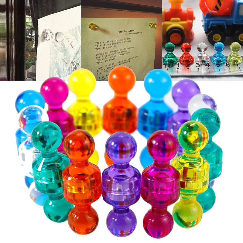 Sterke magneet push pins, koelkast magneet push pins, kantoor & school
