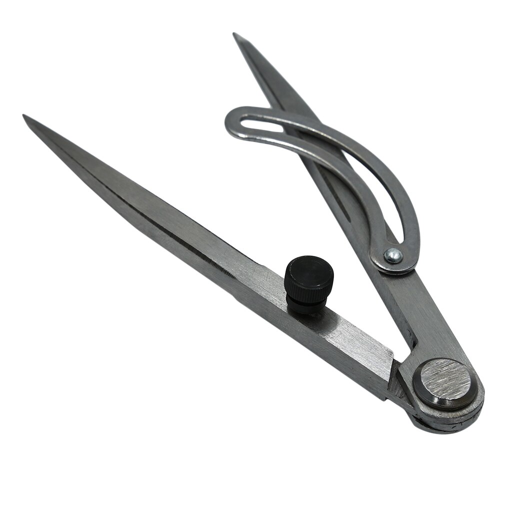 1 pçs medição espaçamento bússola ajustável artesanato de couro ferramenta rotativa ferramentas marcação couro scriber diy creaser ponto