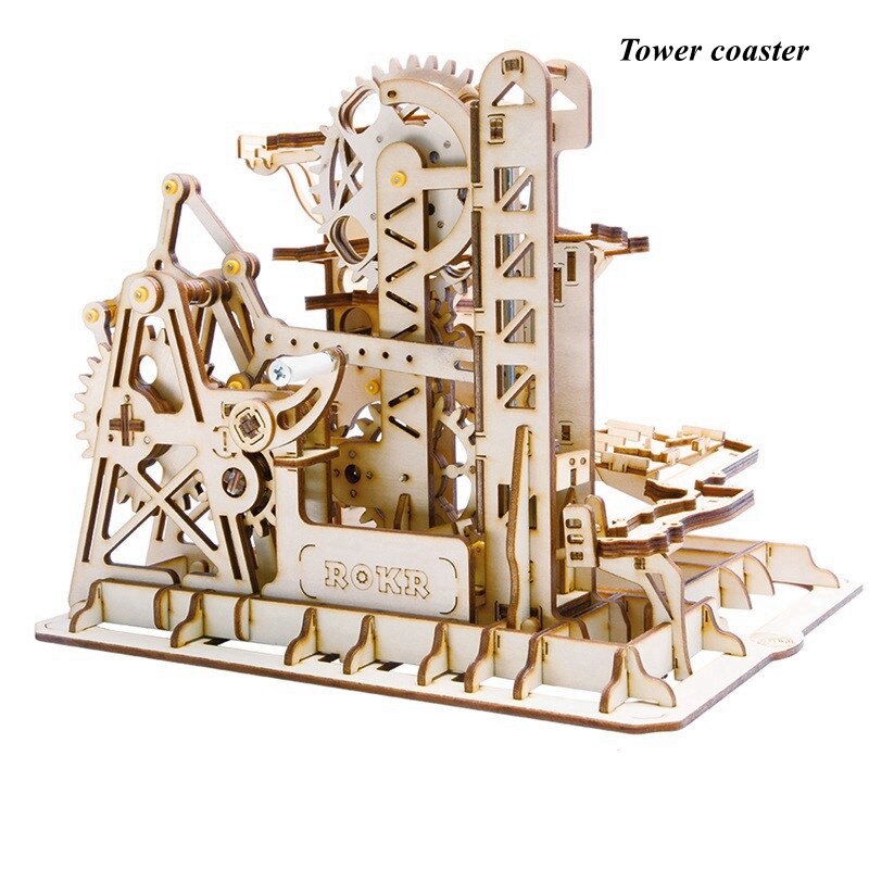 DIY Houten Miniatuur Beeldjes Home Decor Arts Craft 4 Soorten Marmer Bal Race Home Decoratie Accessoires voor Volwassen: LG504