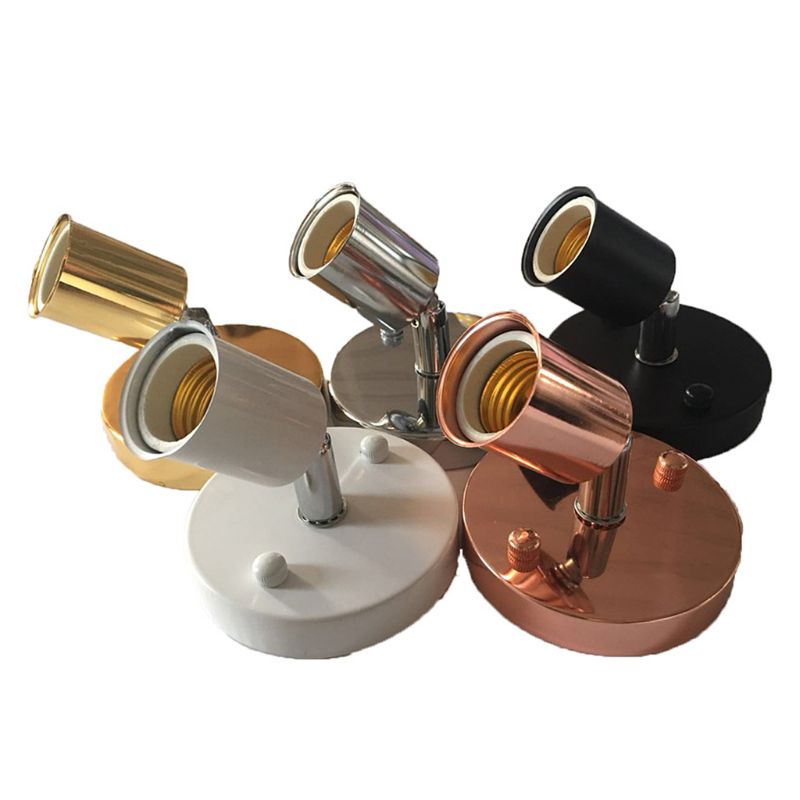Portalámparas E27, lámparas de pared modernas, candelabros con rotación de 180 grados, luces de pared, decoración para Bar, restaurante y hogar