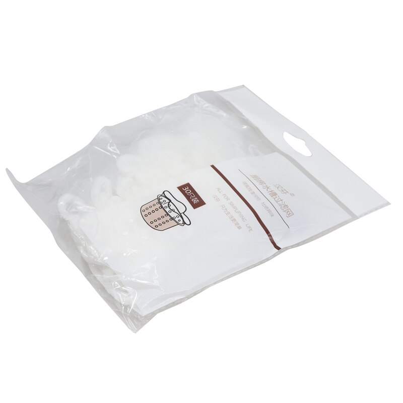 30 Pcs Aanrecht Plug Filter Riool Zwembad Afvoer Fijne Zeef Kooi Vuilnis Lekkage Netto Anti-Blocking Bag gadgets