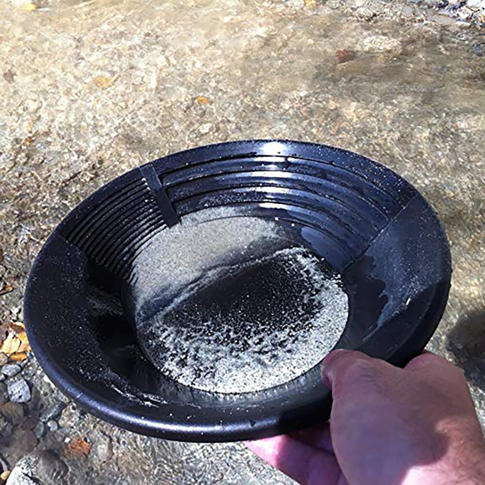 Plast guldpande bassin nugget minedrift uddybning efterforskning til sand guldminedrift manuel vask guldpanning udstyr
