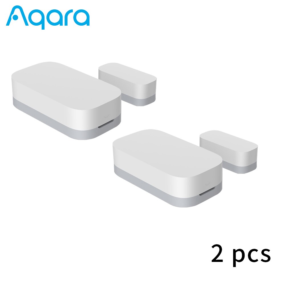 Aqara Deur Raam Sensor Smart Home Zigbee Draadloze Verbinding Mini Aqara Sensor Werken Met Xiaomi Mijia Mi Thuis App Controle: 2pcs