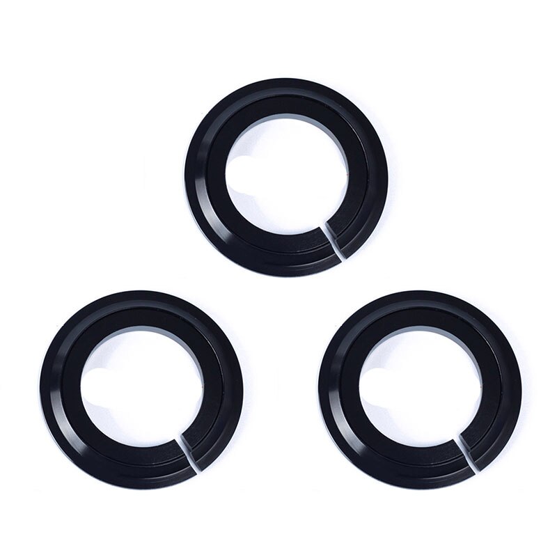 MTB Road Bike Headset Crown Ring Aluminum Finished Fork Adapter Fits 42/52mm 44/55mm 44/56mm Tapered Headset: Type B 3PCS