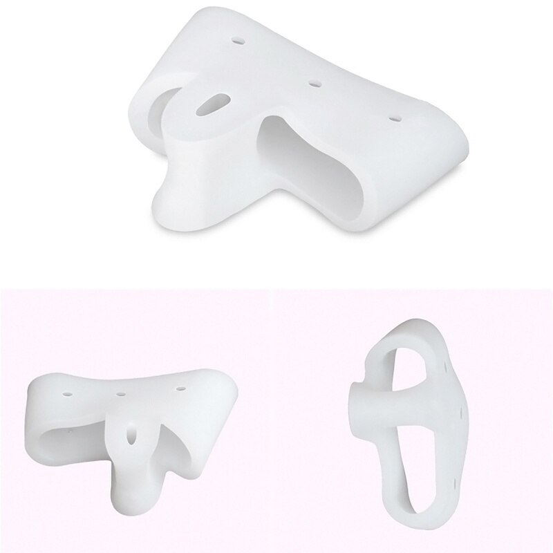 1 paar Siliconen Teen hallux valgus Scheidingsvellen Straighteners Bunion Relief Pads teen separator