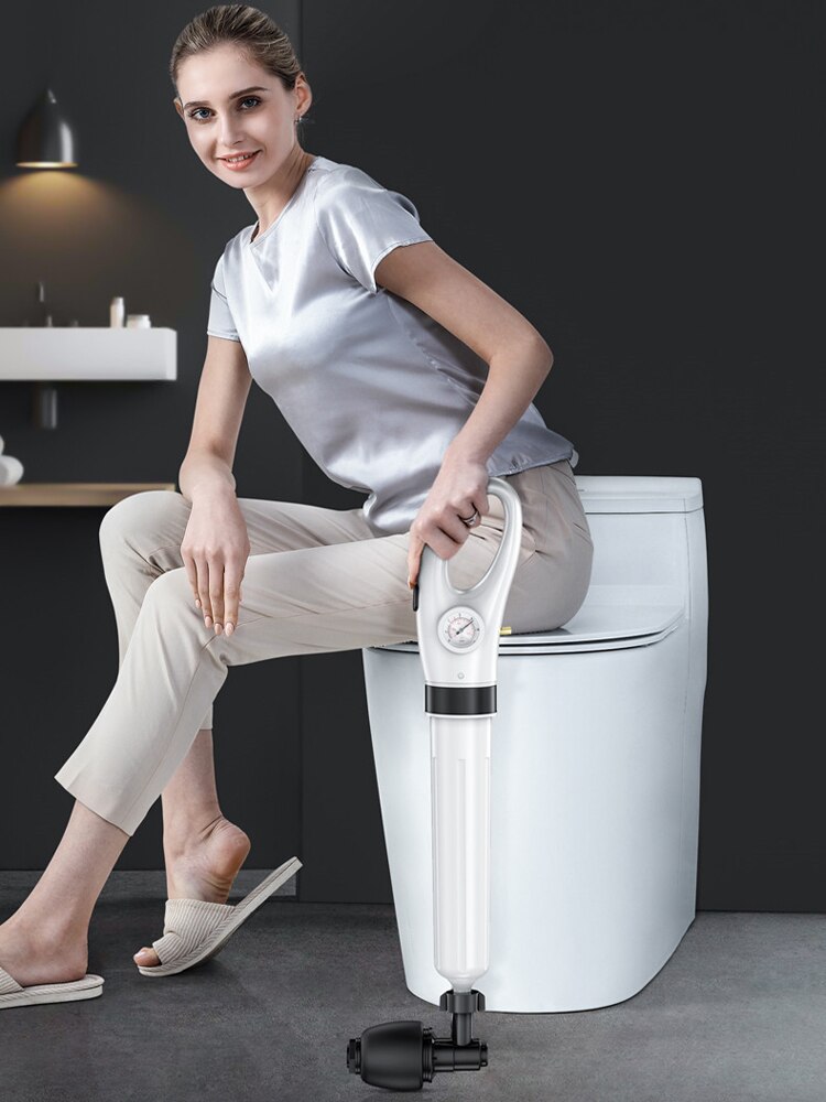Hoge Druk Wc Baggerschip Badkamer Keuken Rioolbuis Pomp Cleaner Luchtdruk Plunger Afvoer Schoner Wc Baggerschip: powerful dredger