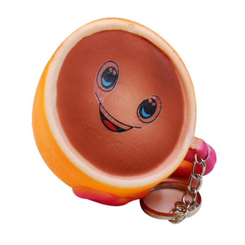 Squishy speelgoed Kawaii Cute Coffee Cup Squishy soft Slow Rising Cream Scented Stress Reliever Toy funny Key Chain kids