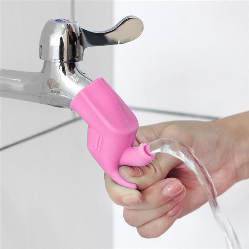 Kraan Extender Keuken Badkamer Water Tap Extension Kids Water Bereiken Kraan Siliconen Extender