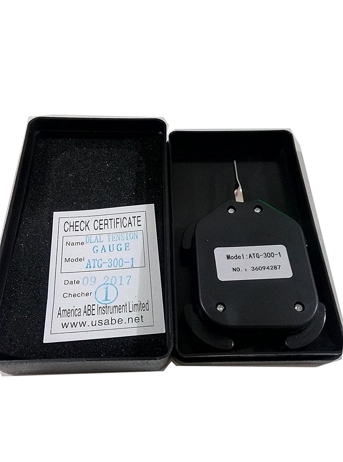 Gram Force Meter Analog Tension Gauge Meter Tester with Single Pointer Black Range 300G