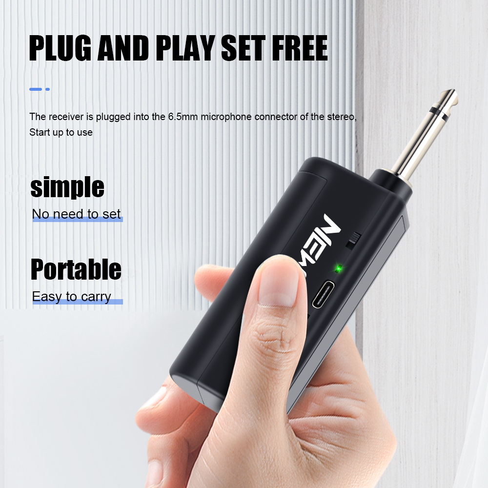 Wireless Microphone 2 Channels UHF Handheld Mic Micphone For Party Karaoke Church Show Meeting