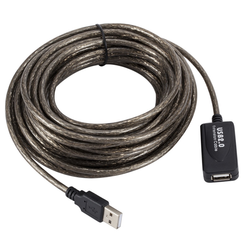 20M/10M/5M Usb 2.0 Verlengkabel Man-vrouw Actieve Repeater Extension Extender Kabel cord Usb Adapter