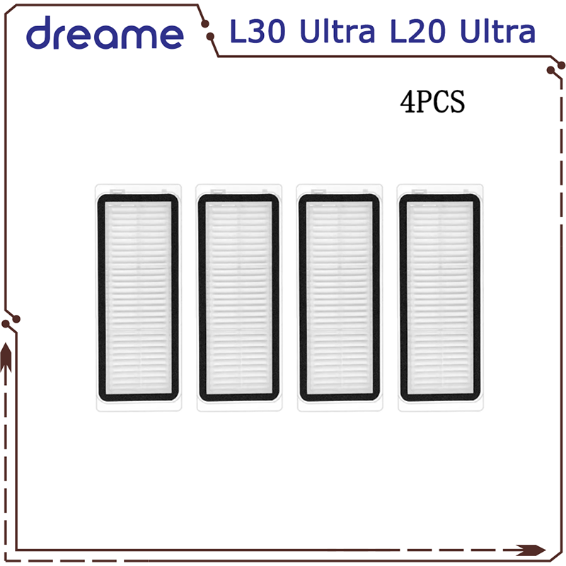 Dreame L20 Ultra L30 Ultra X20 Pro Robot Vacuum Parts Main Side Brush HEPA Filter Mop cloth Pad Dust Bag Spare accessories: Orange
