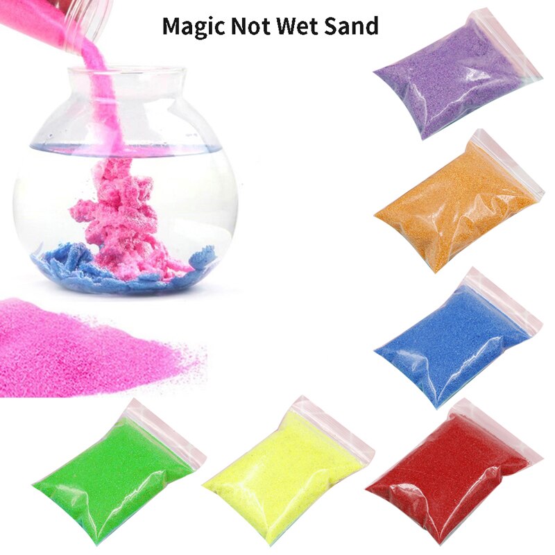 100G Kid Diy Magie Niet Nat Zand Speelgoed Voor Kinderen Grappige Molding Non Nat Zand Speelgoed Slime Molding Non nat Zand Art Speelgoed