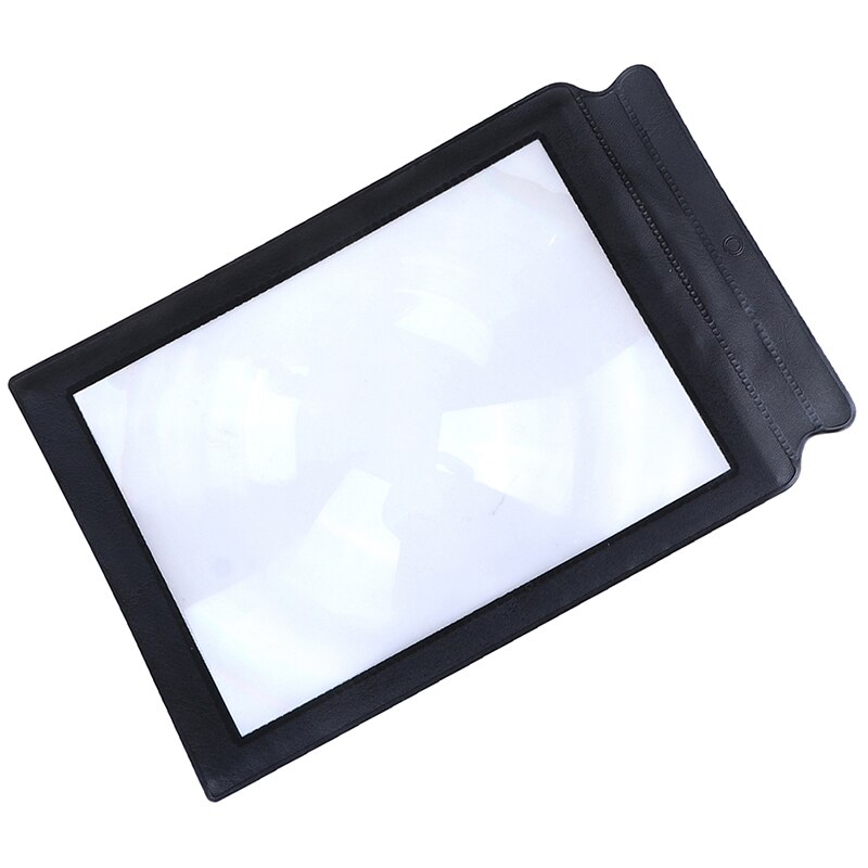 1pc A4 grande feuille loupe verre aide à la lecture lentille pour lire des fournitures à la maison
