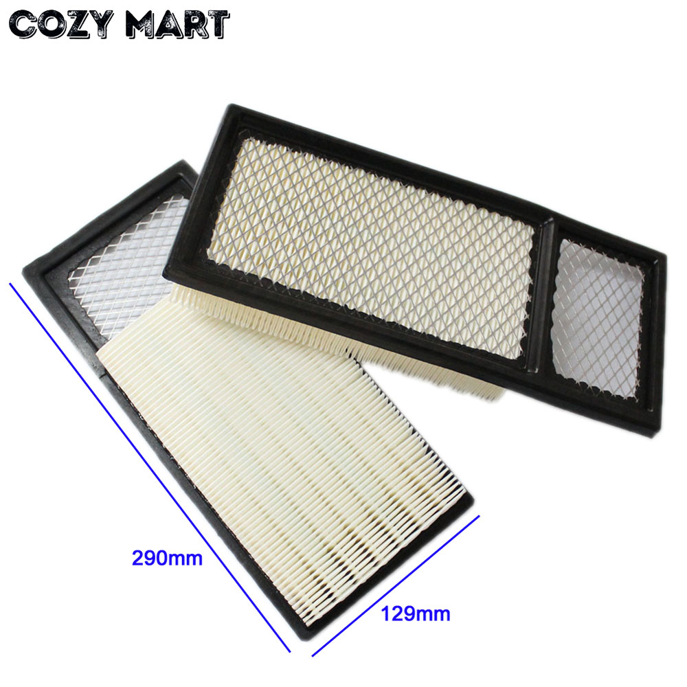 2pcs Golf Cart Air Filter For EZGO TXT MEDALIST WORKHORSE Rep 72368G01 72144G01