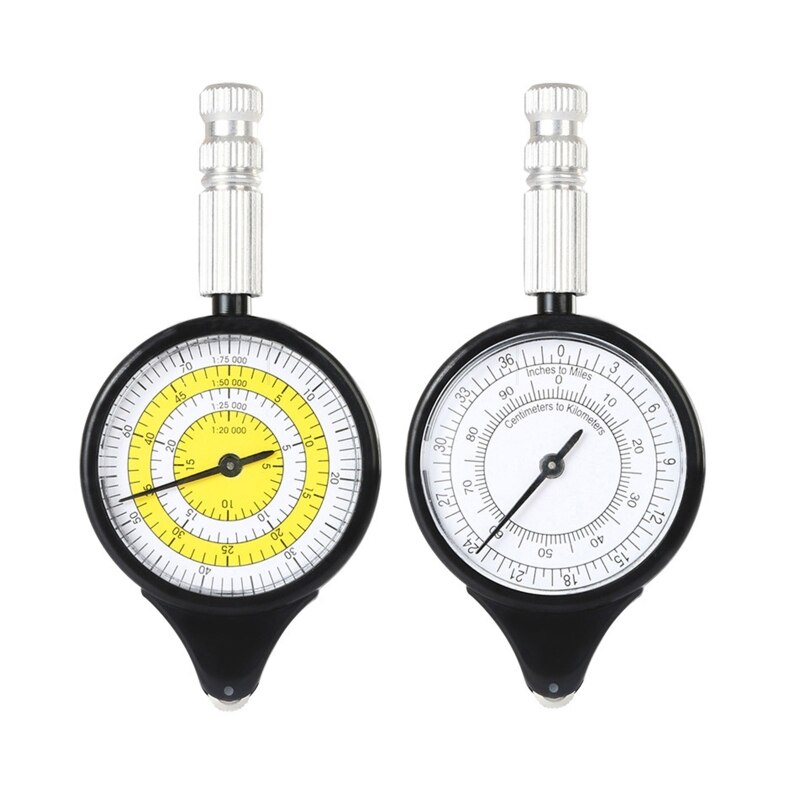 Map Compass Map Measurer, Mini Cam Map Measuring Gauge Compass Range Finder Meter Rangefinder Odometer Distance