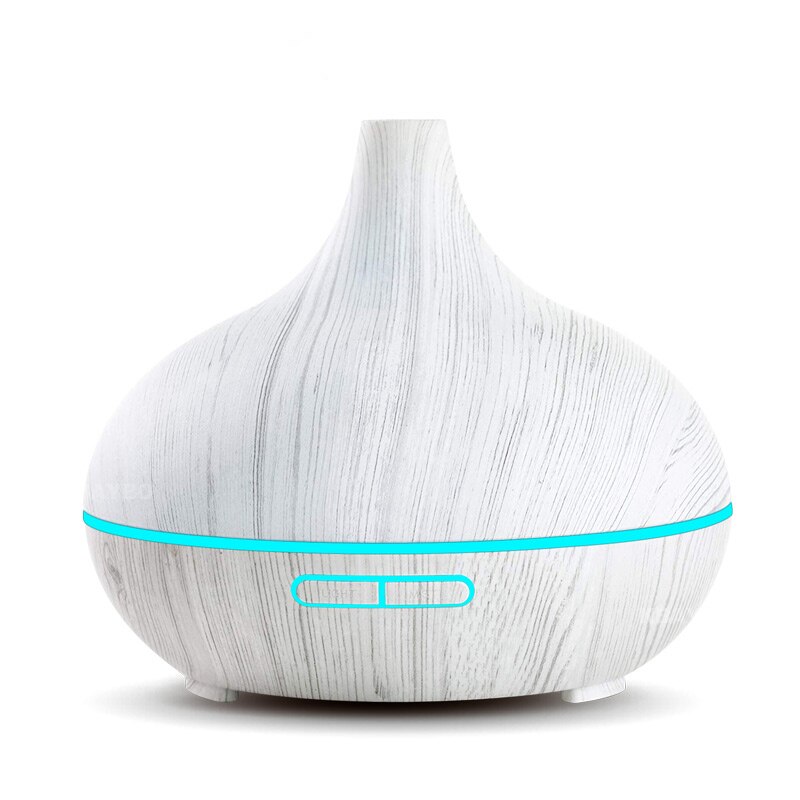 White wood 300ml Essential Oil Diffuser Air Humidifier Aroma Lamp Aromatherapy Electric Aroma Diffuser: white wood / AU PLUG