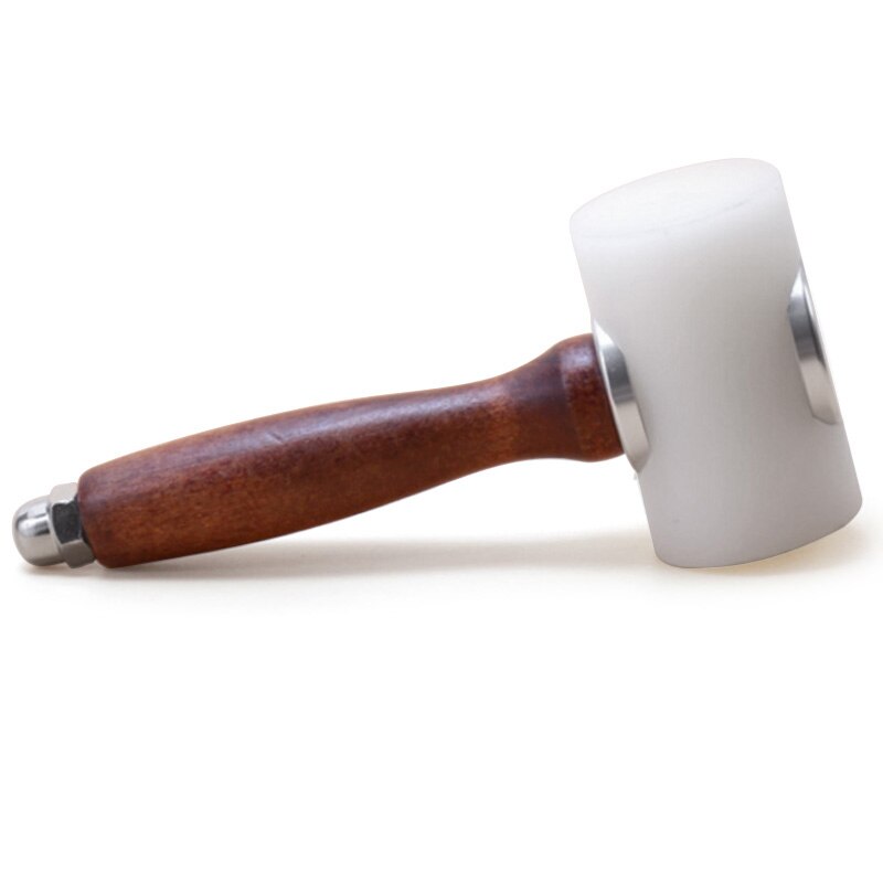 Leather Craft Carving Hammer,Heavy Handle Hammer Small Noise,Convenient Leather Making Tool Hammers for Leather Craft Nylon Beat: Wood T shaped