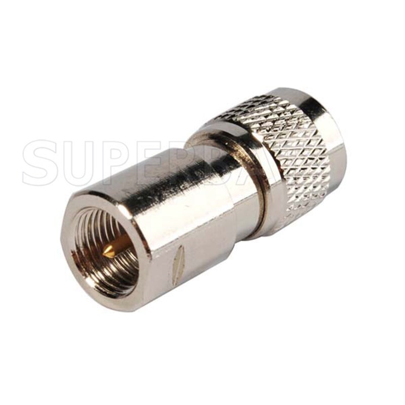 Superbat 5 stk fme til mini-uhf adapter fme plugg til mini-uhf hann rett rf koaksial kontakt