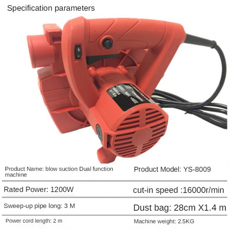 220V High Power Industrial Grade Vacuum Cleaner, Dust Collector, Water and Electricity Decoration Blower