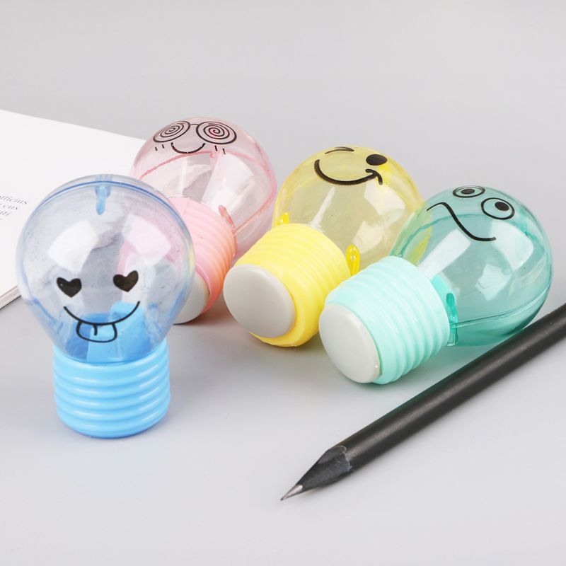 Mini ampoule mécanique taille-crayon papeterie bureau étudiant fournitures scolaires enfants