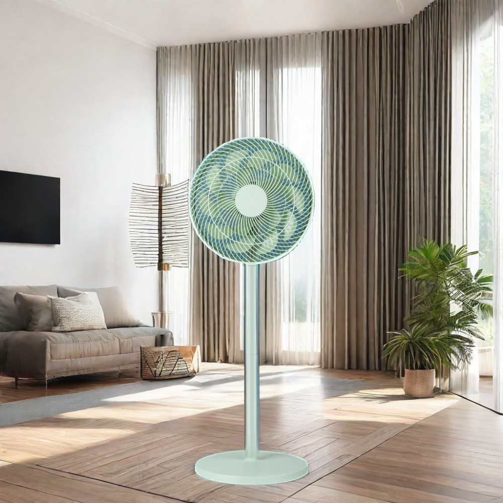 desktop fan vertical floor fan large air volume shaking electric fan